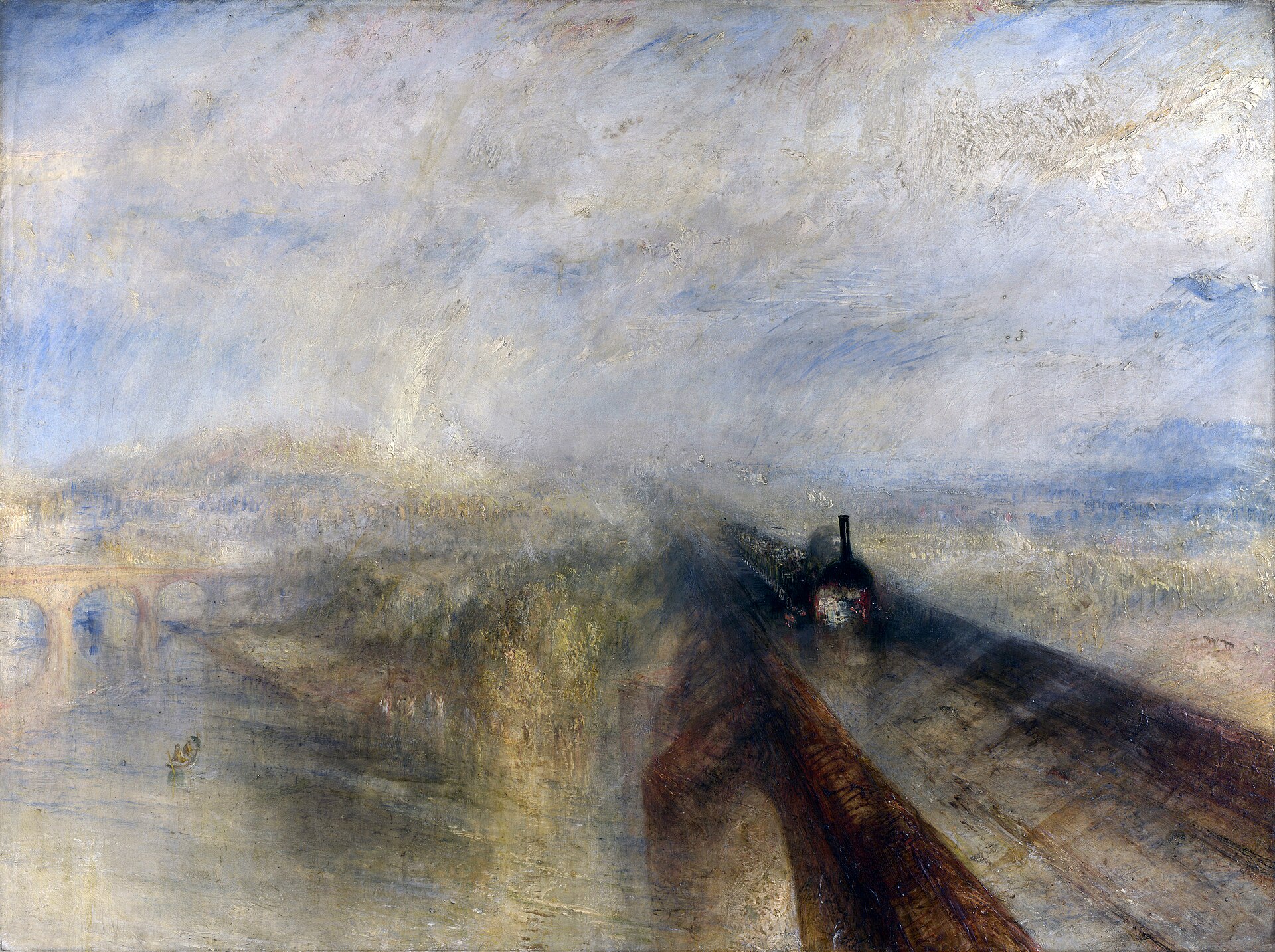 J.M.W. Turner — Rain, Steam and Speed, 1844